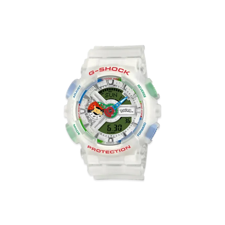Casio G-Shock x Pokemon GA-110PKM-7AJR "White"