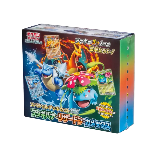 Pokemon Card Game Scarlet & Violet Special deck set ex "Venusaur & Charizard & Blastoise"