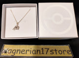 Pokemon Yamper Silver Necklace