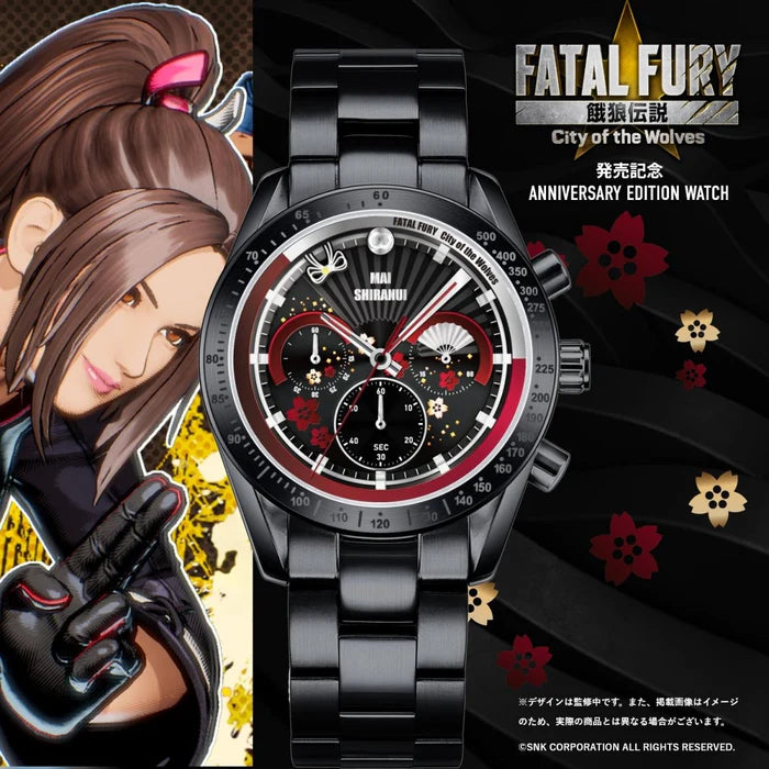 【PRE-ORDER】Fatal Fury City of the Wolves Mai Shiranui Chronograph Watch