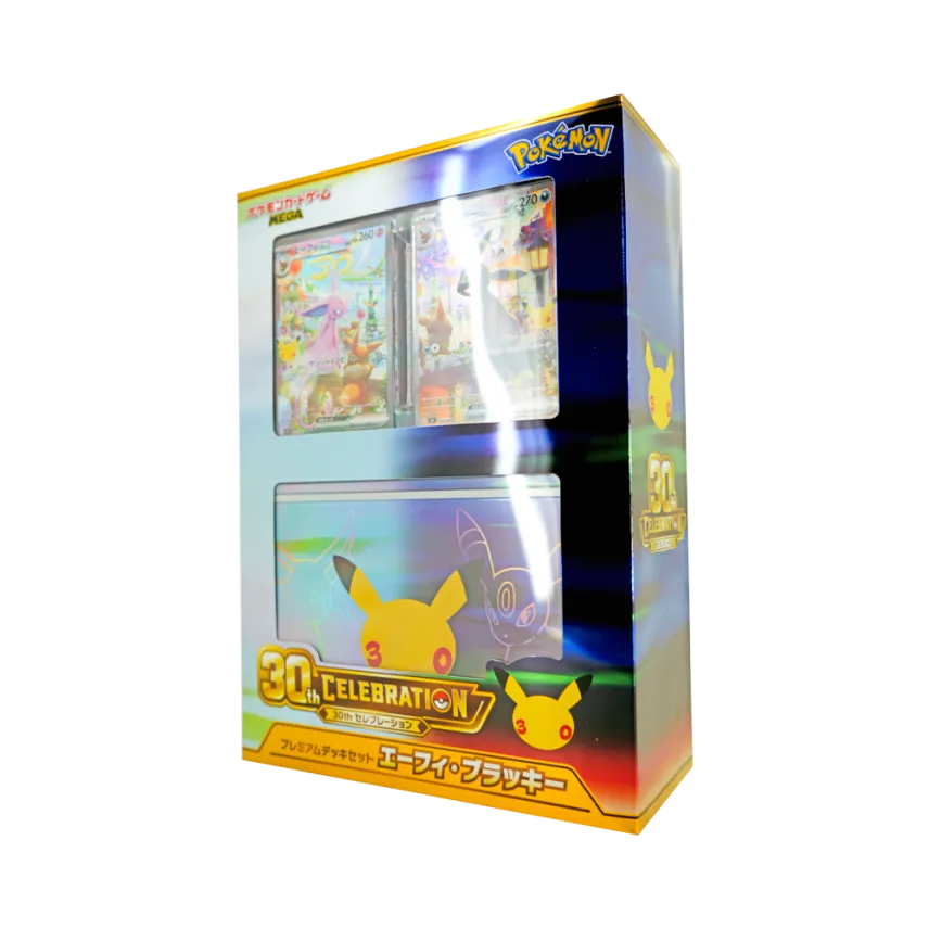 Pokémon Card Game MEGA 30th CELEBRATION Premium Deck Set Espeon Umbreon