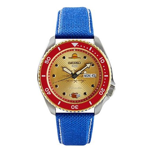 ONE PIECE Luffy Model Watch Seiko 5 Sports SRPF60K1 Limited 1000