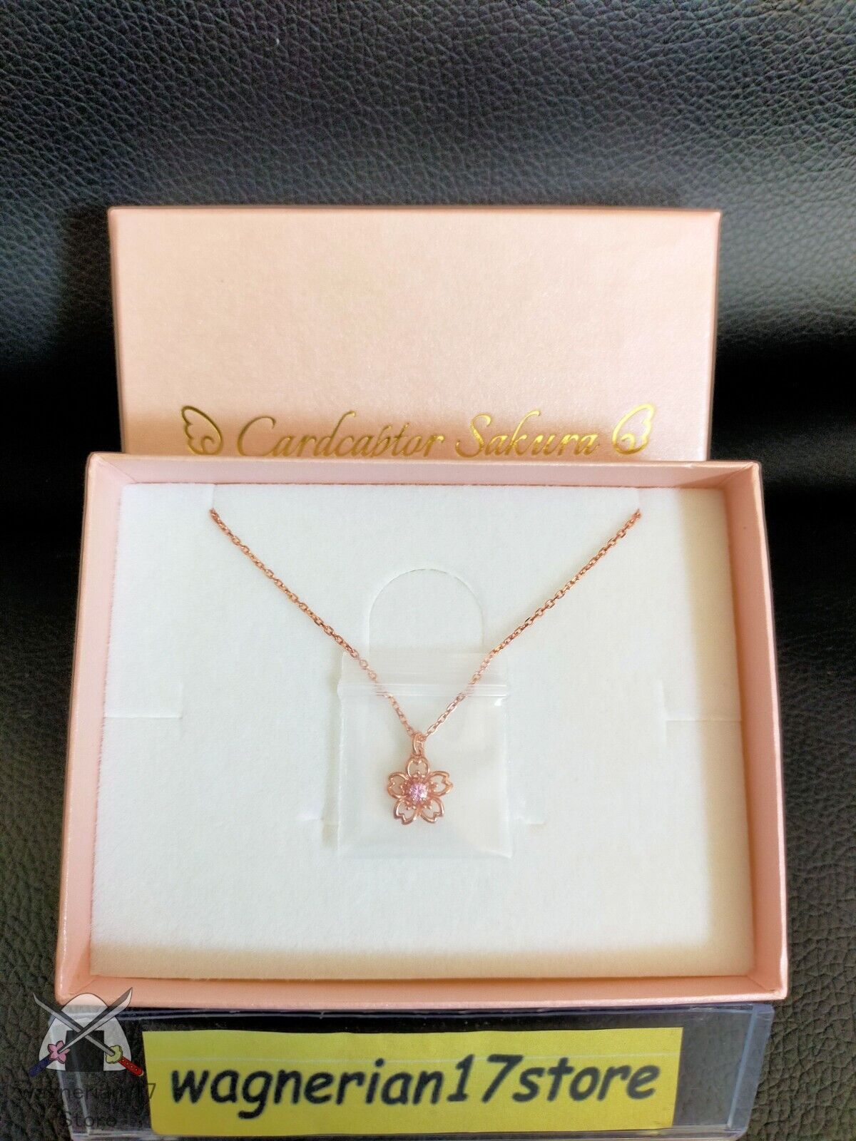 Card Captor Sakura Cherry Blossom Silver Necklace