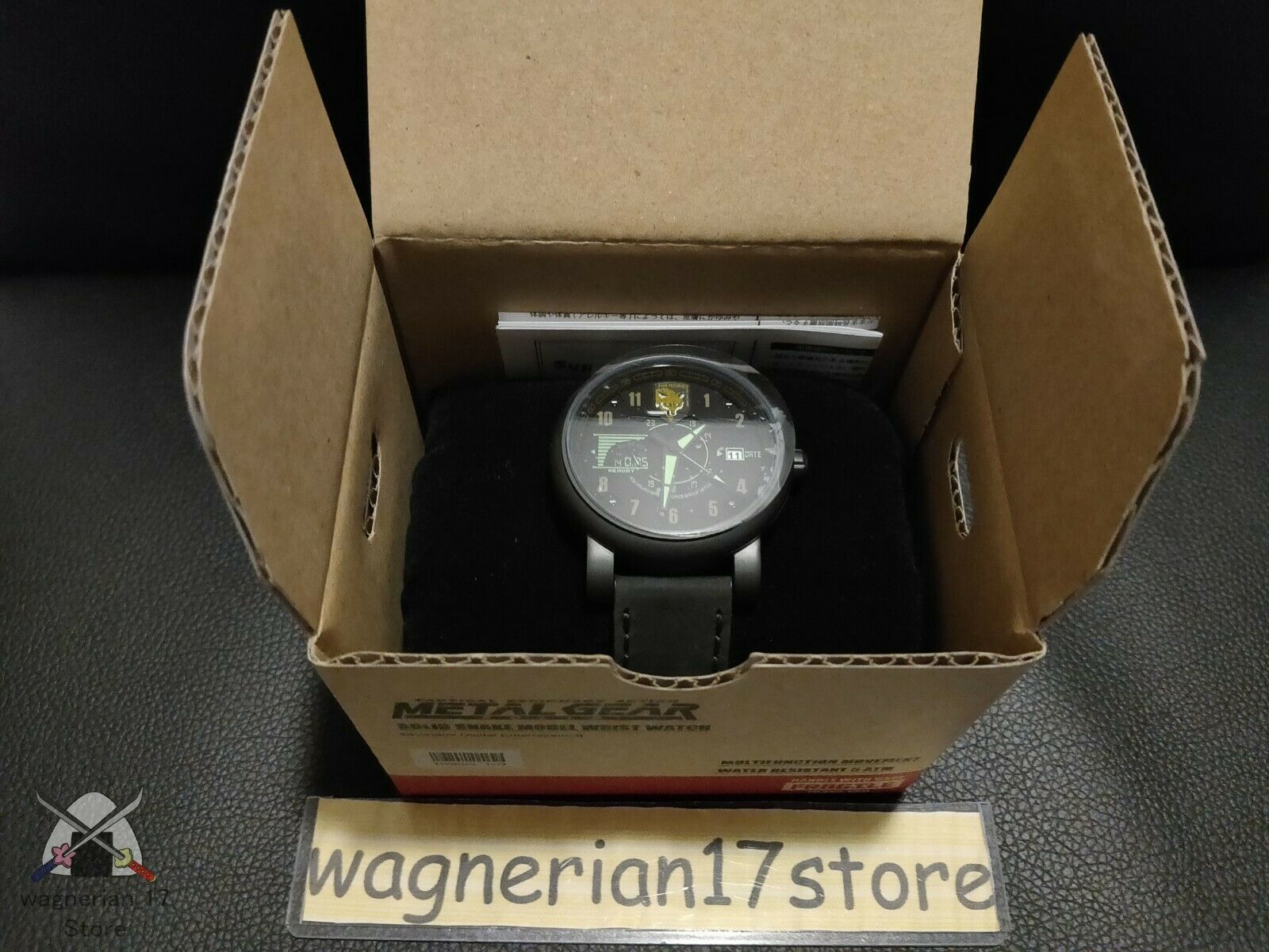metal gear solid uhr METAL GEAR SOLID Snake Model Watch FOX HOUND – wagnerian17store