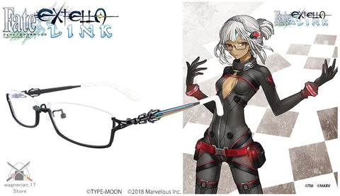 Fate EXTELLA LINK Altera Model Glasses Flame No Degree Demo Lens