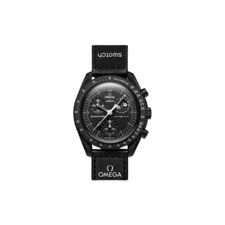Snoopy x OMEGA x Swatch BIOCERAMIC MoonSwatch Mission To The Moonphase "Black" SO33B700