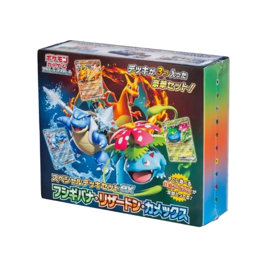 Pokemon Card Game Scarlet & Violet Special deck set ex "Venusaur & Charizard & Blastoise"