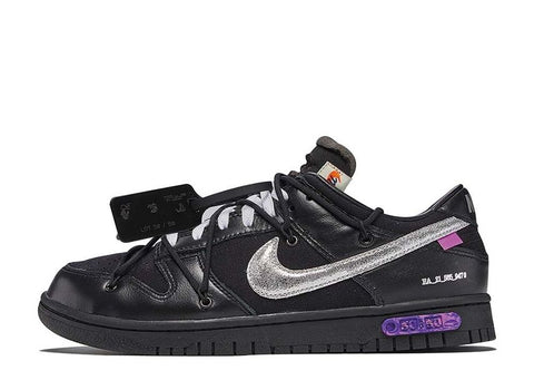 Off-White × Nike Dunk Low 1 OF 50 "Black 50"  Sneakers Shoes