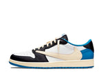 Travis Scott × Fragment × Nike Air Jordan 1 Low OG SP "Military Blue" Sneakers Shoes