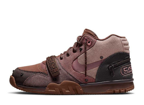 Travis Scott x Nike Air Trainer 1 SP "Archaeo Brown and Rust Pink" Sneakers Shoes