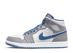 Nike Air Jordan 1 Mid "True Blue" Sneakers Shoes