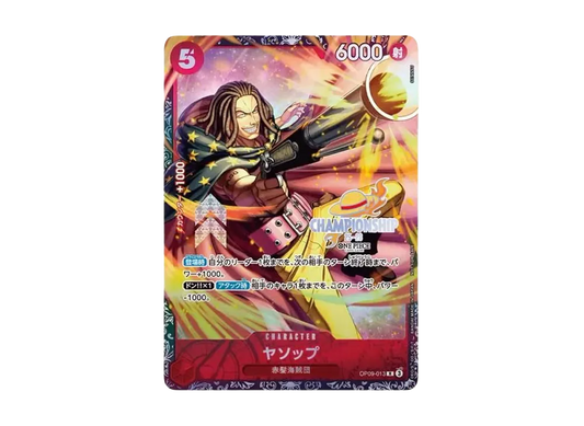 Yasopp R : Area Tournament Top Placement Commemorative Prizes [OP09-013]