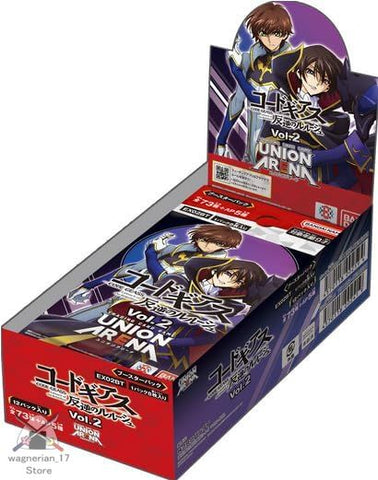 UNION ARENA Booster Pack Code Geass Lelouch of the Rebellion Vol.2【EX02BT】