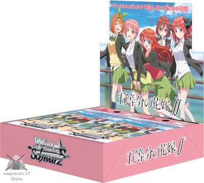 Weiss Schwarz The Quintessential Quintuplets ∬ 18 Boxes(Sealed 1 case)