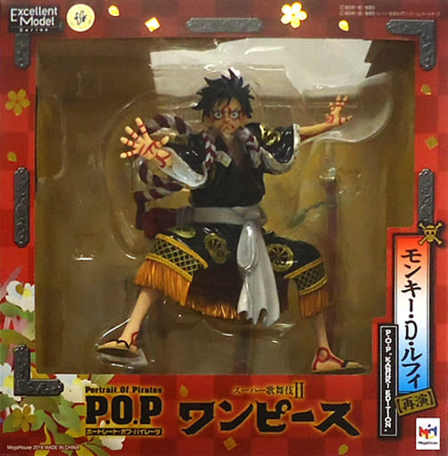ONE PIECE Figure Monkey D. Luffy [Replay] 1/8 Portrait.Of.Pirates