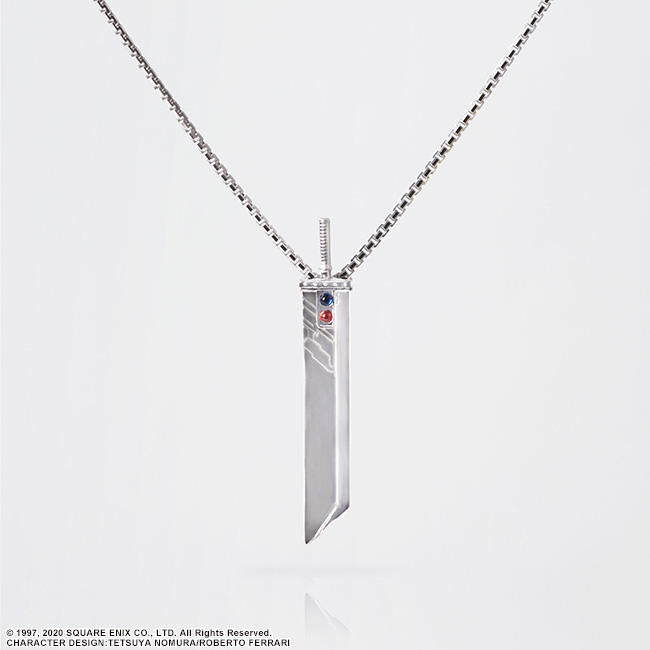 Final Fantasy VII Remake Silver Necklace Buster Sword