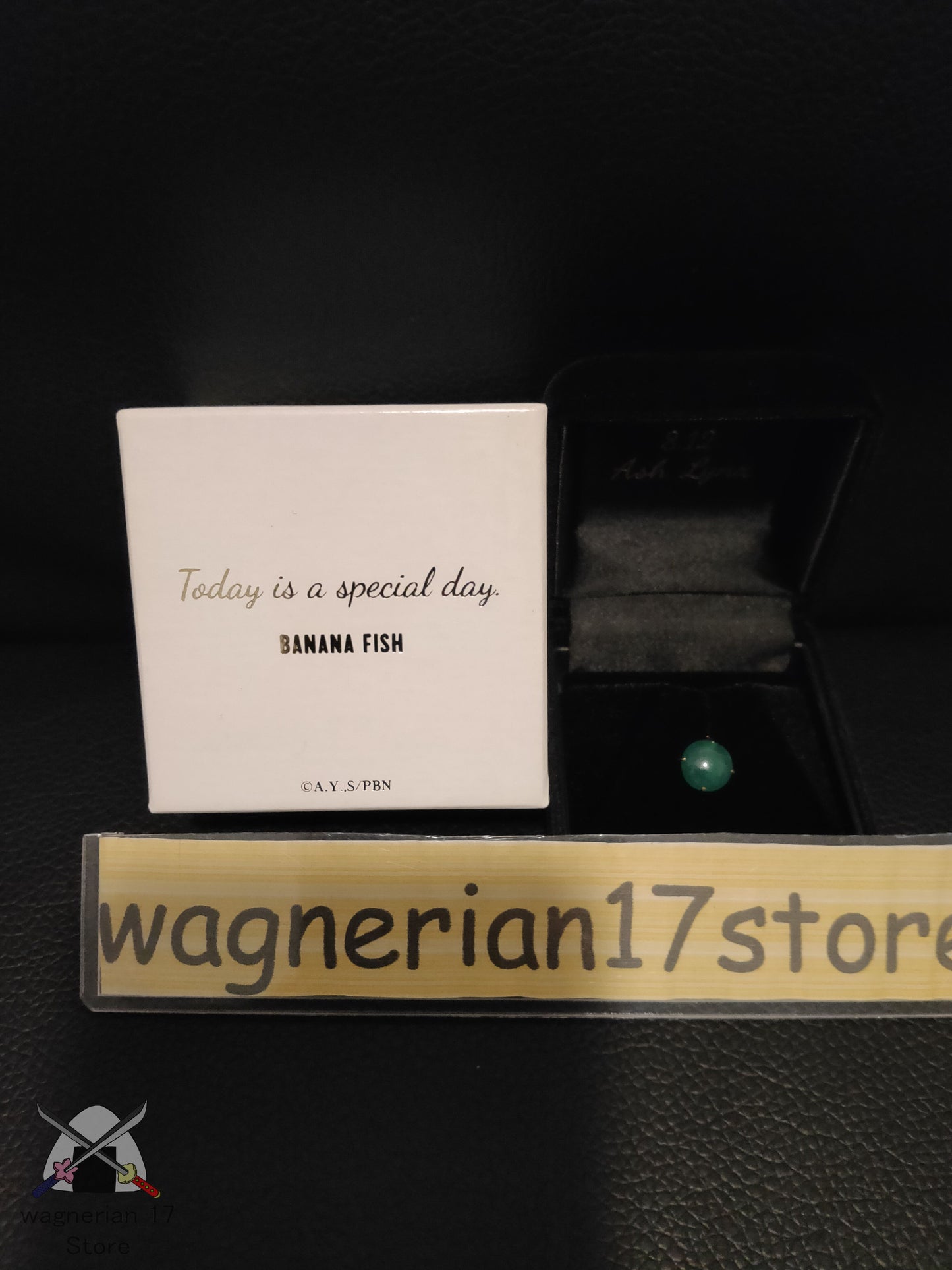 BANANA FISH Ash Lynx Model Earring Green Chalcedony