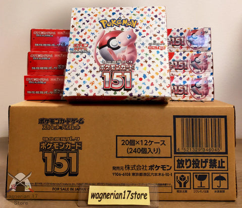 Pokémon Card Game Scarlet & Violet 151 BOX For shipments after May 2024