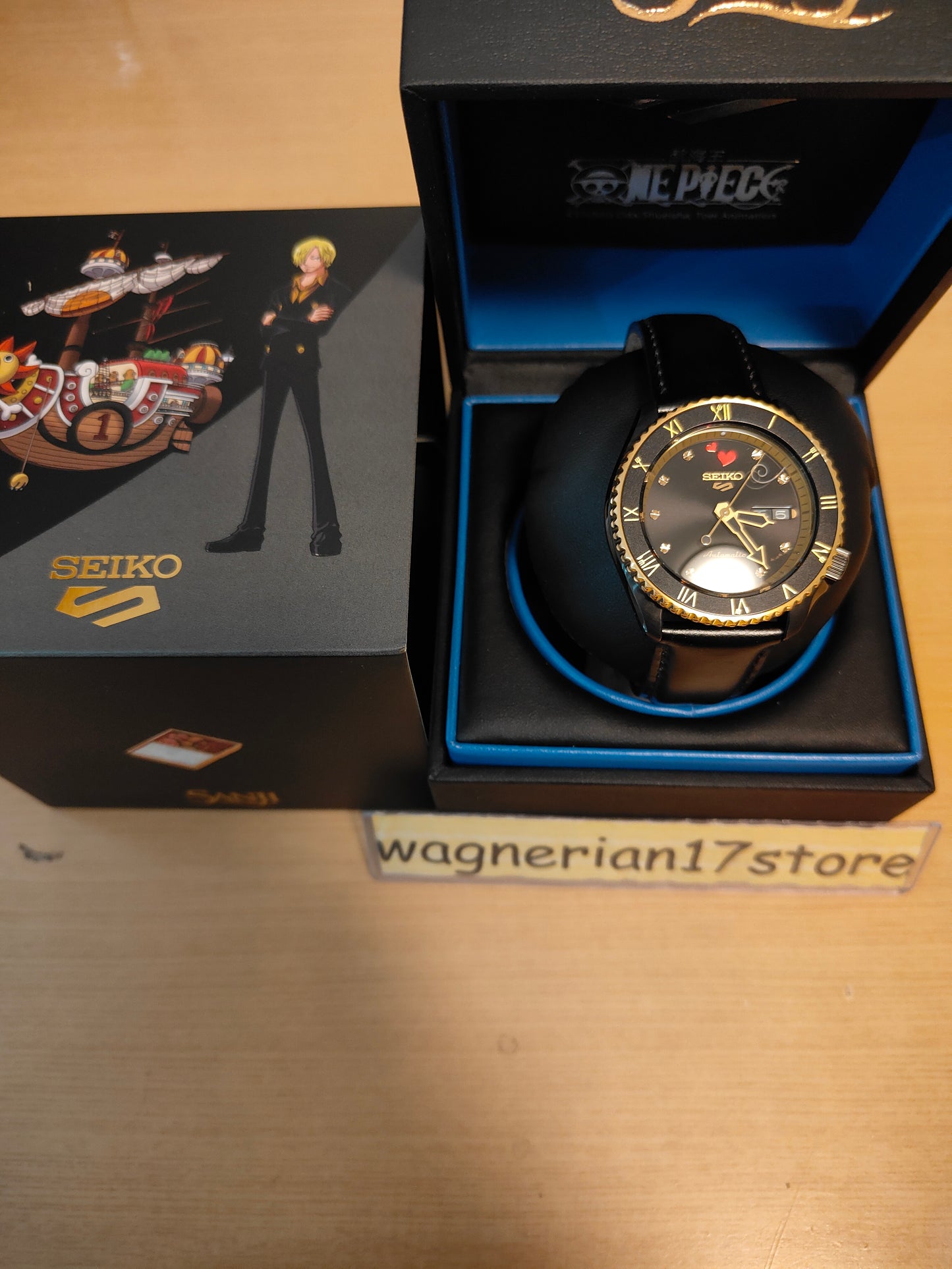 ONE PIECE Sanji Model Watch SEIKO 5 SPORTS [SRPF64K1]