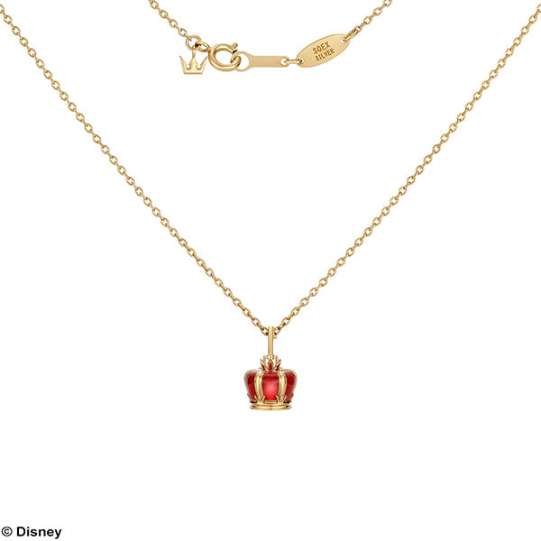 Kingdom Hearts Silver Necklace Gold Crown