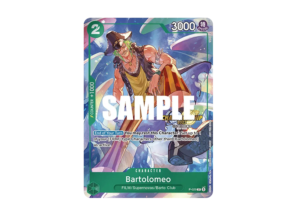Bartolomeo P [P-029] [EN](Promotional Card "Championship 2023 Event Pack")