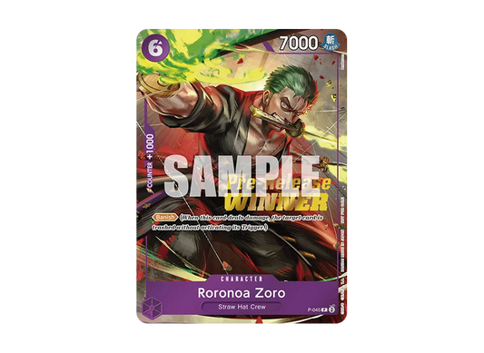 Roronoa Zoro P [P-045] [EN](Promotional Card "OP-06 Pre-Release Tournament")