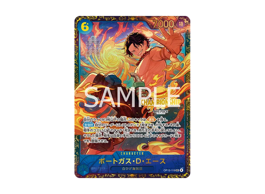 Portgas.D.Ace SEC [OP13-119](Promotional Card "Season 2 Area Finals Tournament Top-Tier Prize")