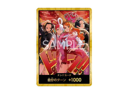 DON!! Card : Robin & Uta & Nami & Hancock Super Parallel