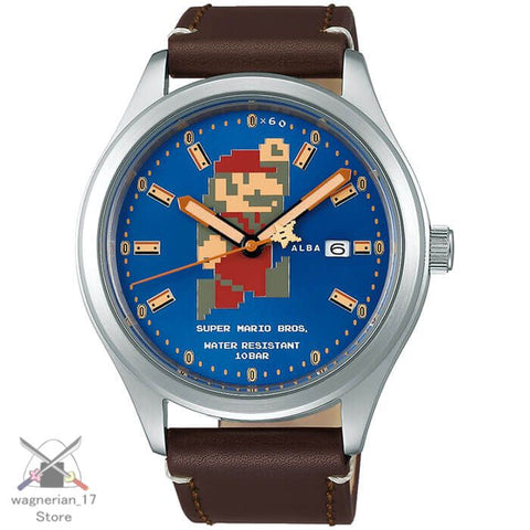 Super Mario Bros Model Watch SEIKO ALBA Limited Gold ACCA401