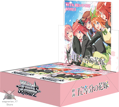 Weiss Schwarz The Quintessential Quintuplets The Movie 18 Boxes(Sealed 1 case)