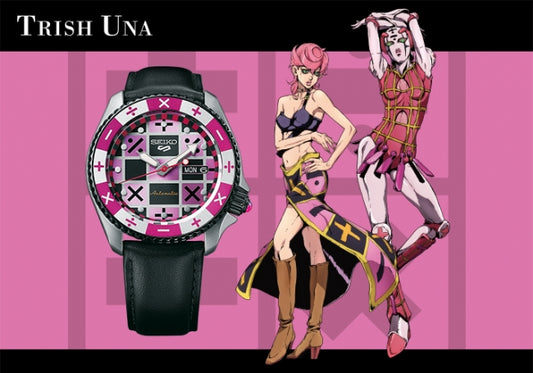 JoJo's Bizarre Adventure Seiko 5 Sports Watch Trish Una SBSA033