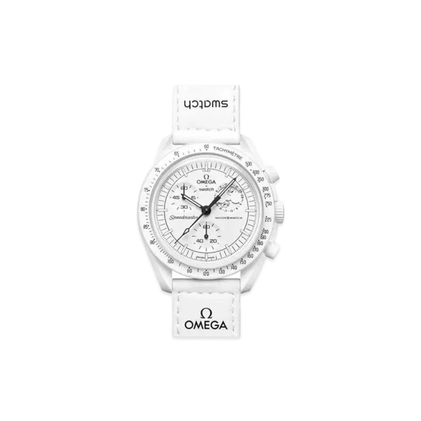 Snoopy x OMEGA x Swatch BIOCERAMIC MoonSwatch Mission To The Moonphase "White" SO33W700