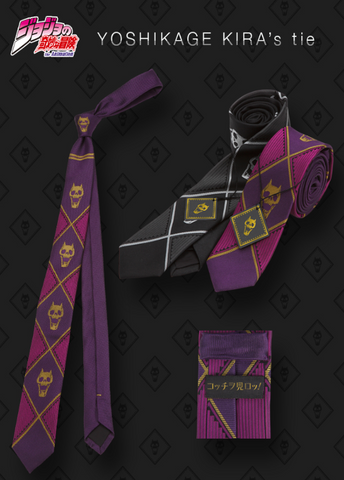 【PRE-ORDER】 JoJo's Bizarre Adventure Kira Yoshikage Tie