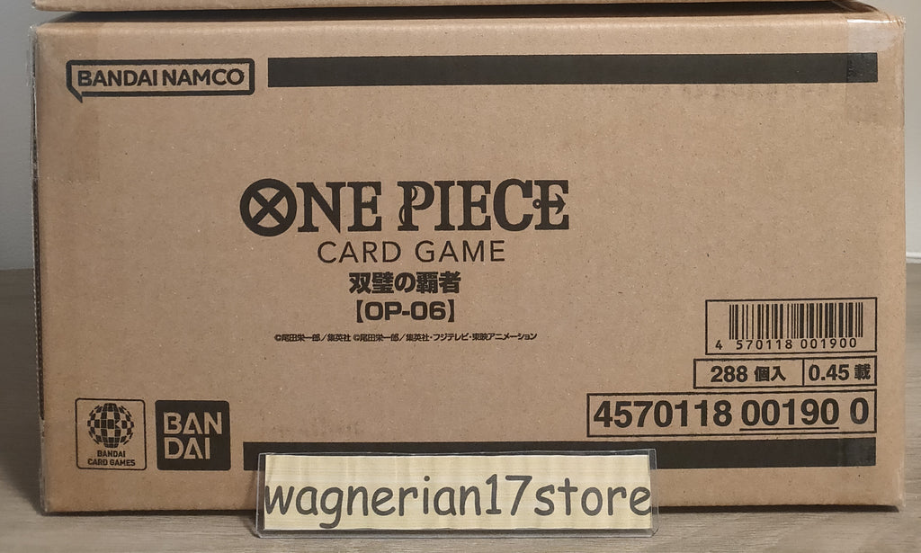 One Piece Card Game Booster Pack OP-06 (Master Carton of 12 Boxes)