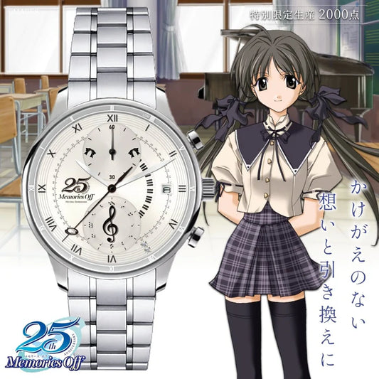 【PRE-ORDER】Memories Off 25th Anniversary Chronograph Watch Shirakawa Hotaru Model