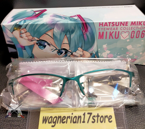 Hatsune Miku Eyewear Collection Glasses MIKU-006 No Degree PC Lens