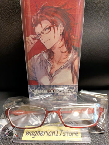 Granblue Fantasy Percival Model Glasses Flame No Degree Demo Lens