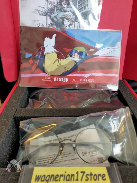 Porco Rosso Piccolo Motif Glasses No degree lens