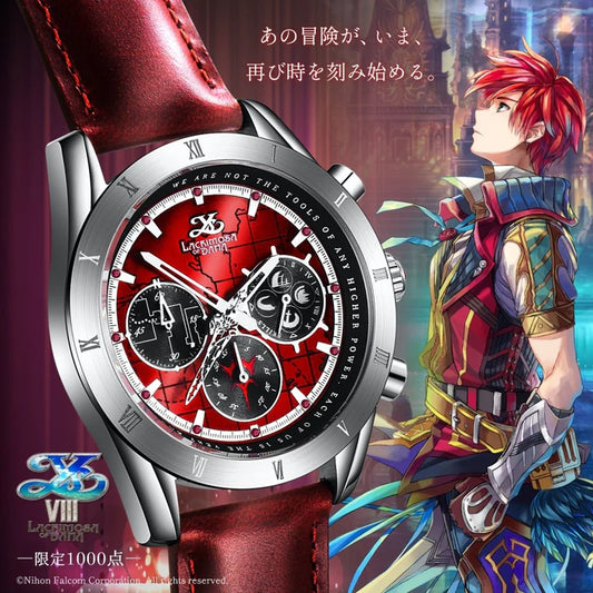 【PRE-ORDER】Ys VIII -Lacrimosa of DANA- 10th Anniversary Chronograph Watch Adol Model