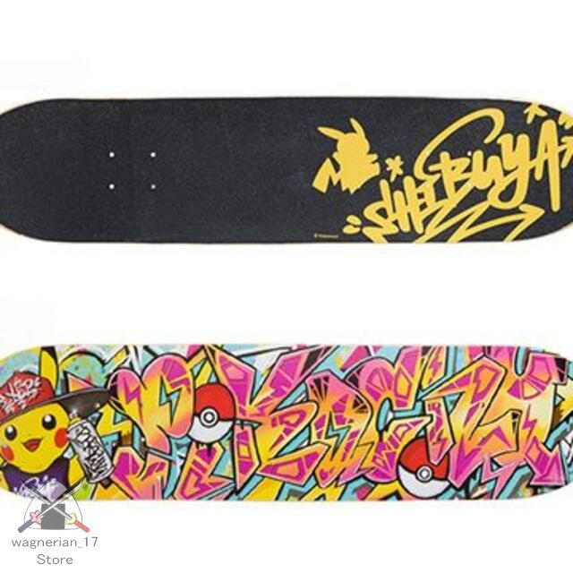 Pokemon Center Shibuya Limited Skateboard Deck Pikachu Model Ver.2