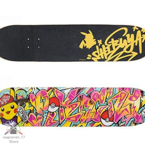 Pokemon Center Shibuya Limited Skateboard Deck Pikachu Model Ver.2