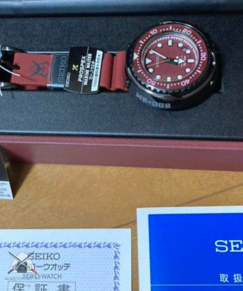 Gundam 40th Anniversary Char's Zaku Model Watch SEIKO PROSPEX Limited 1000