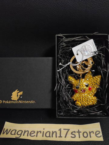 Pokemon Pikachu Model Bag Charm Pokemon Center Shibuya Limited Swarovski CRYSTAL STONE