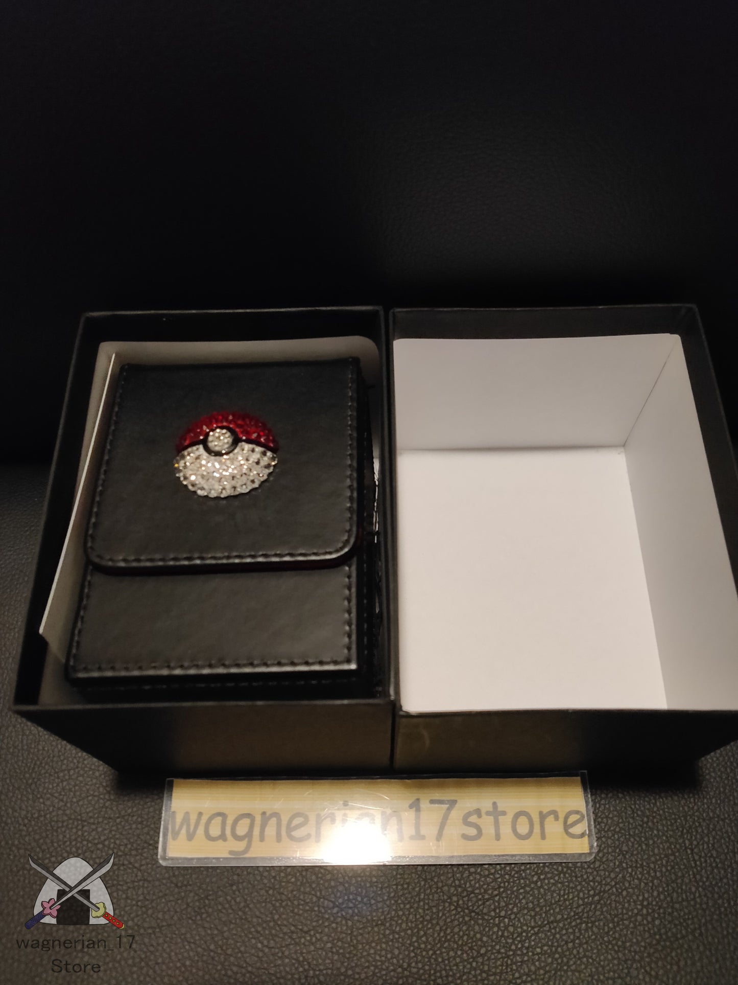 Pokemon Poke Ball Model Deck Case Pokemon Center Shibuya Limited Swarovski CRYSTAL STONE