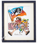 ONE PIECE WJ 50th Luffy Chopper Illustration Art Picture