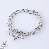 Kingdom Hearts Bracelet Silver Kingdom Chain